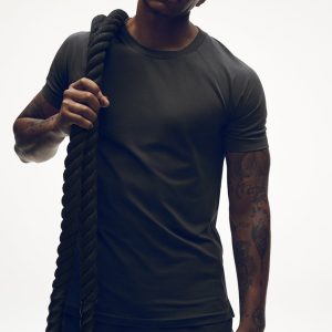 ALO Vapor Crewneck Short Sleeve - Anthracite