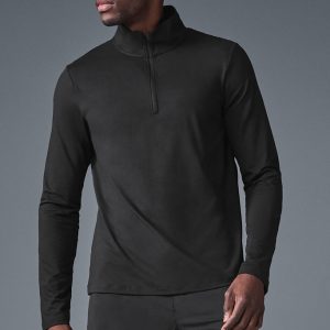 Conquer 1/4 Zip Reform Long Sleeve - Black